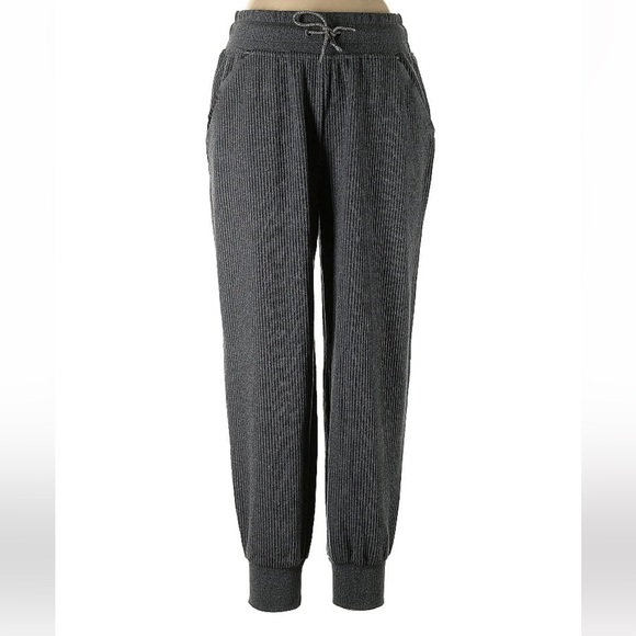 Varley Ascot Charcoal Cord Sweat Pant (Large) - Picture 2 of 3